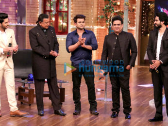 Armaan Malik, Amaal Mallik and Daboo Malik snapped on sets of The Drama Company