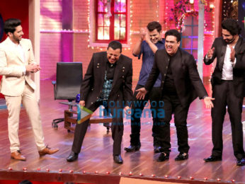 Armaan Malik, Amaal Mallik and Daboo Malik snapped on sets of The Drama Company