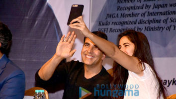 Akshay Kumar and Katrina Kaif snapped attending a martial arts event