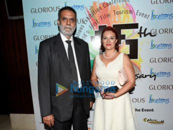David Dhawan, Viveck Vaswani, Ratan Jain, Rahul Rawail at at '11th Locations Exhibition Conference'