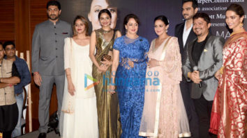 Deepika Padukone graces the launch of Hema Malini’s book ‘Beyond The Dream Girl’ at JW Marriott