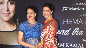 Hema Malini Cuts Her Birthday Cake With Deepika Padukone At Beyond The Dream Girl Book Launch
