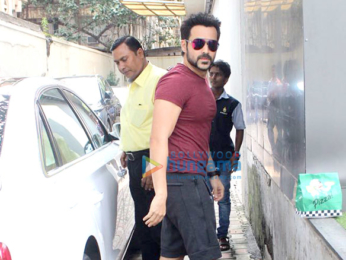 Emraan Hashmi snapped at Vishesh Films office