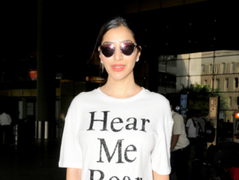 Esha Gupta and Sophie Choudry snapped at the airport