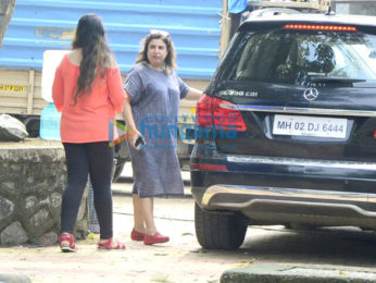 Farah Khan spotted at Film City