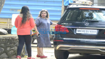 Farah Khan spotted at Film City