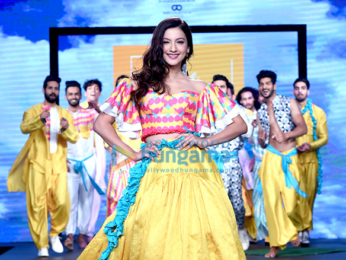 Gauahar Khan walks the ramp at the 'India Beach Fashion Week 2017'