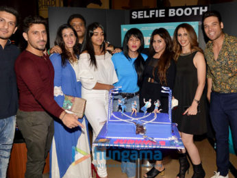 Jacqueline Fernandez, Taapsee Pannu, Sajid Nadiadwala, Anu Malik at 'Judwaa 2' success bash