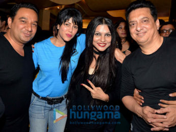 Jacqueline Fernandez, Taapsee Pannu, Sajid Nadiadwala, Anu Malik at 'Judwaa 2' success bash