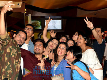 Jacqueline Fernandez, Taapsee Pannu, Sajid Nadiadwala, Anu Malik at 'Judwaa 2' success bash