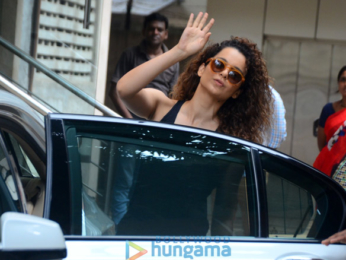 Kangana Ranaut snapped at dance rehearsals