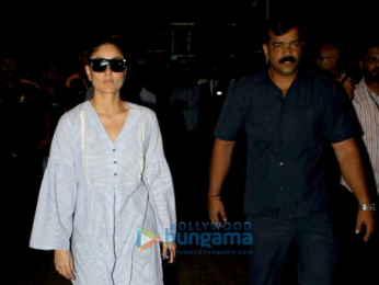 Kareena Kapoor Khan and baby Taimur Ali Khan snapped at the airport