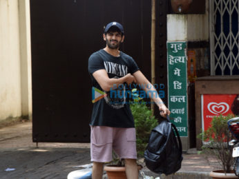 Kartik Aaryan snapped post their gym sessions