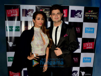 Malaika Arora at the shoot of India's Next Top Model
