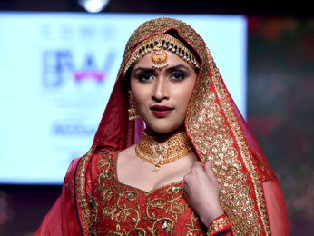 Mannara walks the ramp at the 'India Beach Fashion Week 2017'