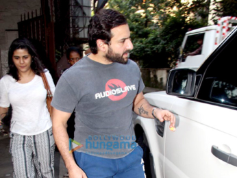 Saif Ali Khan spotted at Bandra