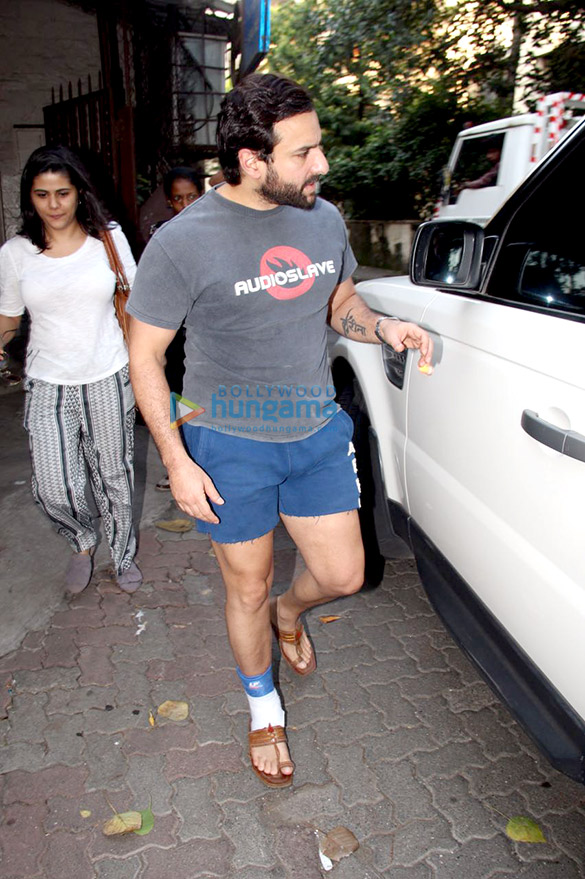 Saif Ali Khan spotted at Bandra