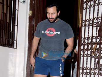 Saif Ali Khan spotted at Bandra