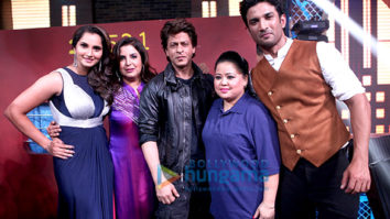 Shah Rukh Khan, Sushant Singh Rajput and Sania Mirza perform at Farah Khan’s show Lip Sing Battle