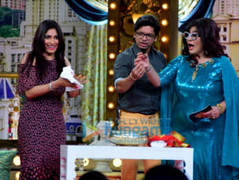 Shaan and wife Radhika shoot Karva Chauth special for Shilpa Shetty Kundra's show Aunty Boli Lagao Boli
