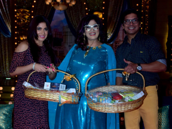 Shaan and wife Radhika shoot Karva Chauth special for Shilpa Shetty Kundra's show Aunty Boli Lagao Boli
