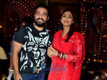Shaan and wife Radhika shoot Karva Chauth special for Shilpa Shetty Kundra's show Aunty Boli Lagao Boli