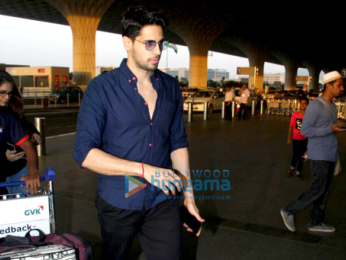 Sidharth Malhotra and Adah Sharma snapped at the airport