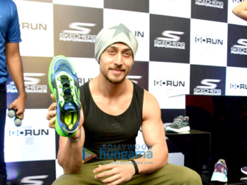 Tiger Shroff attends the launch of Sketchers
