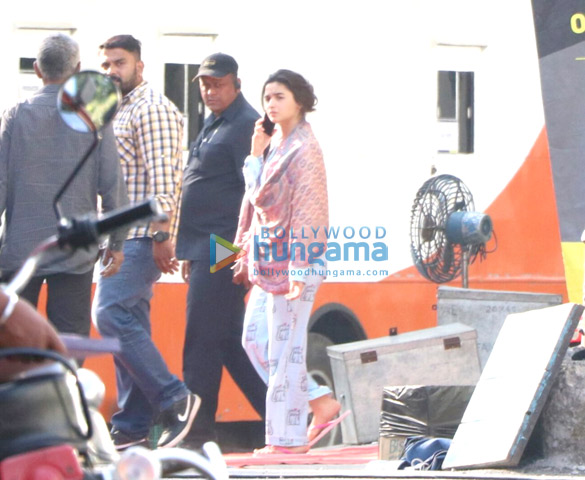 Alia Bhatt snapped at a shoot Alia Bhatt snapped at a shoot