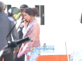 Alia Bhatt snapped at a shoot