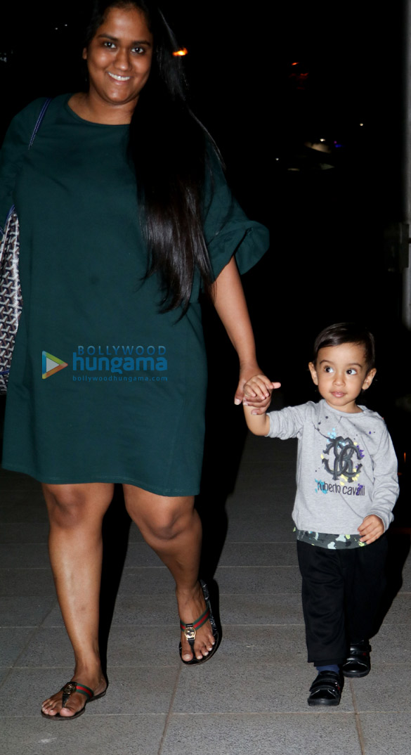 Arpita Khan spotted with her son Ahil Arpita Khan spotted with her son Ahil