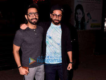Ayushmann Khurrana and Aparshakti Khurana snapped at PVR