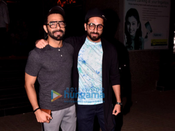 Ayushmann Khurrana and Aparshakti Khurana snapped at PVR