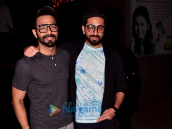 Ayushmann Khurrana and Aparshakti Khurana snapped at PVR