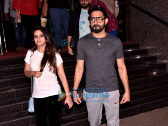Ayushmann Khurrana and Aparshakti Khurana snapped at PVR