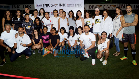 Dino Morea, Mandana Karimi and Shibani Dandekar grace the Roots premiere league match Dino Morea, Mandana Karimi and Shibani Dandekar grace the Roots premiere league match
