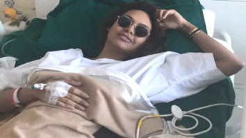 Esha Gupta poses in style even during her hospitalization