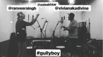WATCH: Ranveer Singh begins working on his rapping skills with Divine for Gully Boy