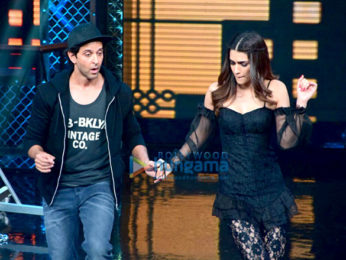 Hrithik Roshan, Kriti Sanon and Rajkummar Rao snapped on sets of Farah Khan's Lip Sing Battle