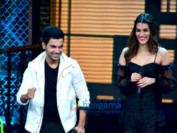 Hrithik Roshan, Kriti Sanon and Rajkummar Rao snapped on sets of Farah Khan's Lip Sing Battle