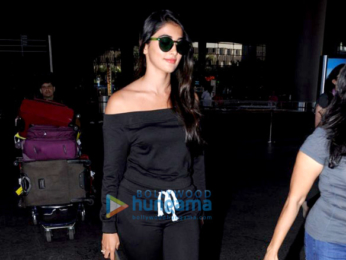 Pooja Hegde snapped at Mumbai airport as she arrived from Hyderabad