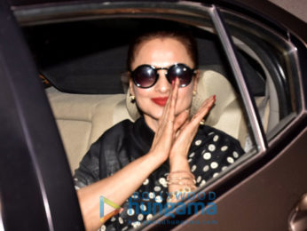 Rekha snapped in Bandra