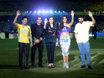 Salman Khan and Katrina Kaif perform at Opening of ISL Ceremony in Kochi