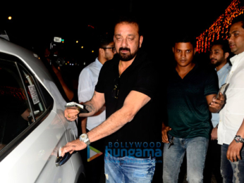 Sanjay Dutt snapped at Vishesh Films' office