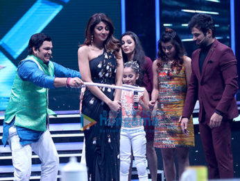 Shilpa Shetty Kundra snapped on sets of Super Dancer Chapter 2