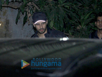 Sidharth Malhotra spotted at a dance class in Bandra