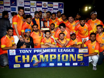 Sohail Khan and Aditya Thackeray at a 'Tony Premier League' Match
