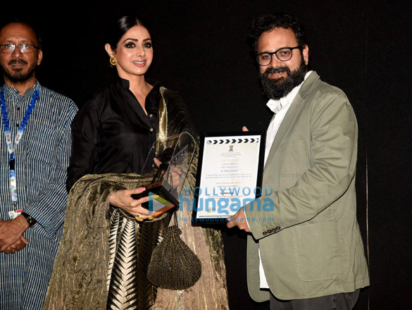 Sridevi inaugurates the Indian Panorama at IFFI 2017 in Goa Sridevi inaugurates the Indian Panorama at IFFI 2017 in Goa