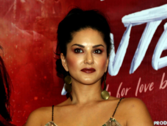 Sunny Leone and Arbaaz Khan at a press meet for Tera Intezaar