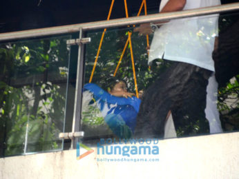 Taimur Ali Khan spotted swinging